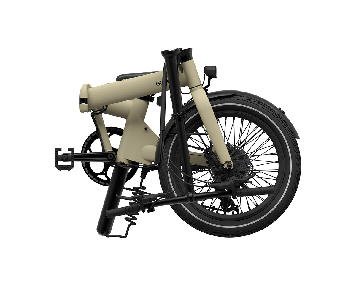 Vélo électrique urbain pliant AFTERNOON V3 Sable Chaud